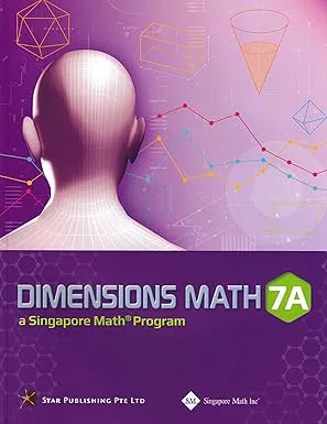 Dimensions Math 7A - Set of 4