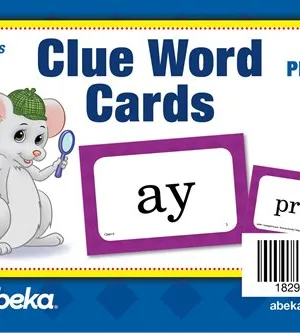 Clue Word Cards - A Beka