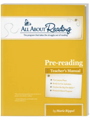 All About Reading: Pre-reading – Teacher’s Manual