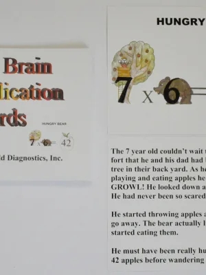 Right Brain Multiplication Cards