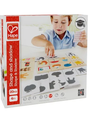 Shape And Shadow Matching Card Memory Game